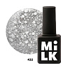 ГЕЛЬ-ЛАК MILK SHINE BRIGHT 432 SILVER NAILS